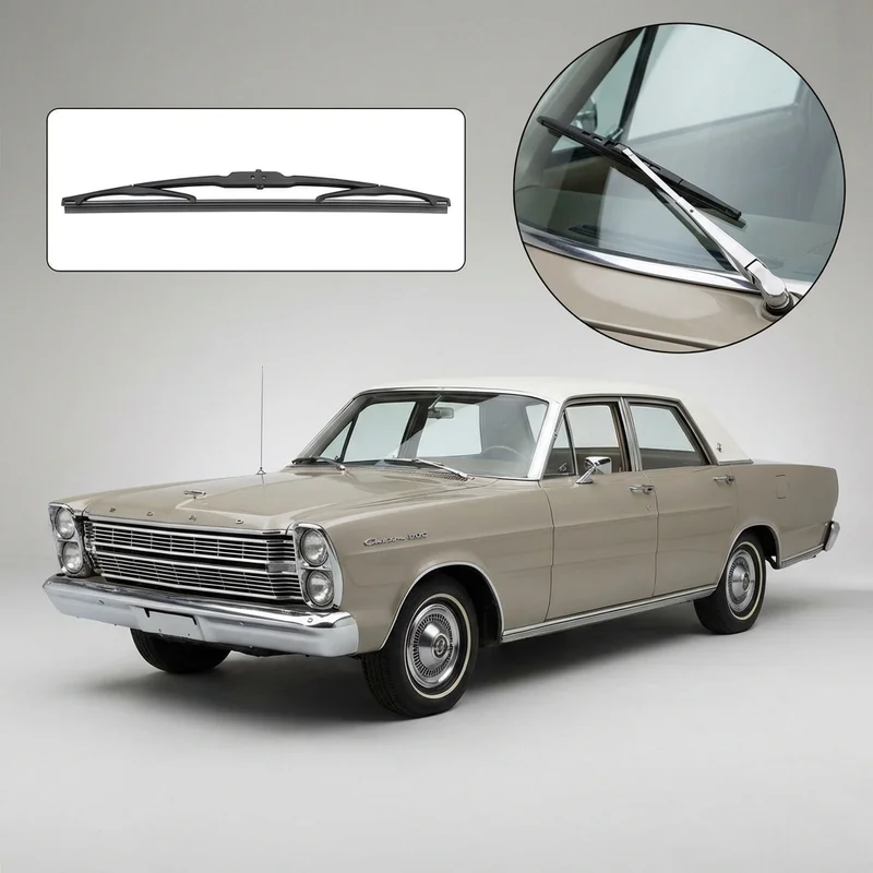 Passenger Side Wiper Blade for Ford Custom 500 (1969 - 1977) - 1